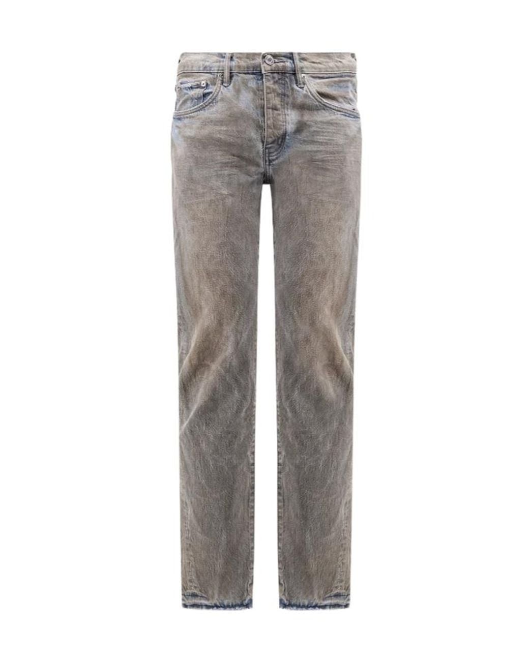 Purple Brand Gray Monterrico Skinny Jeans for men