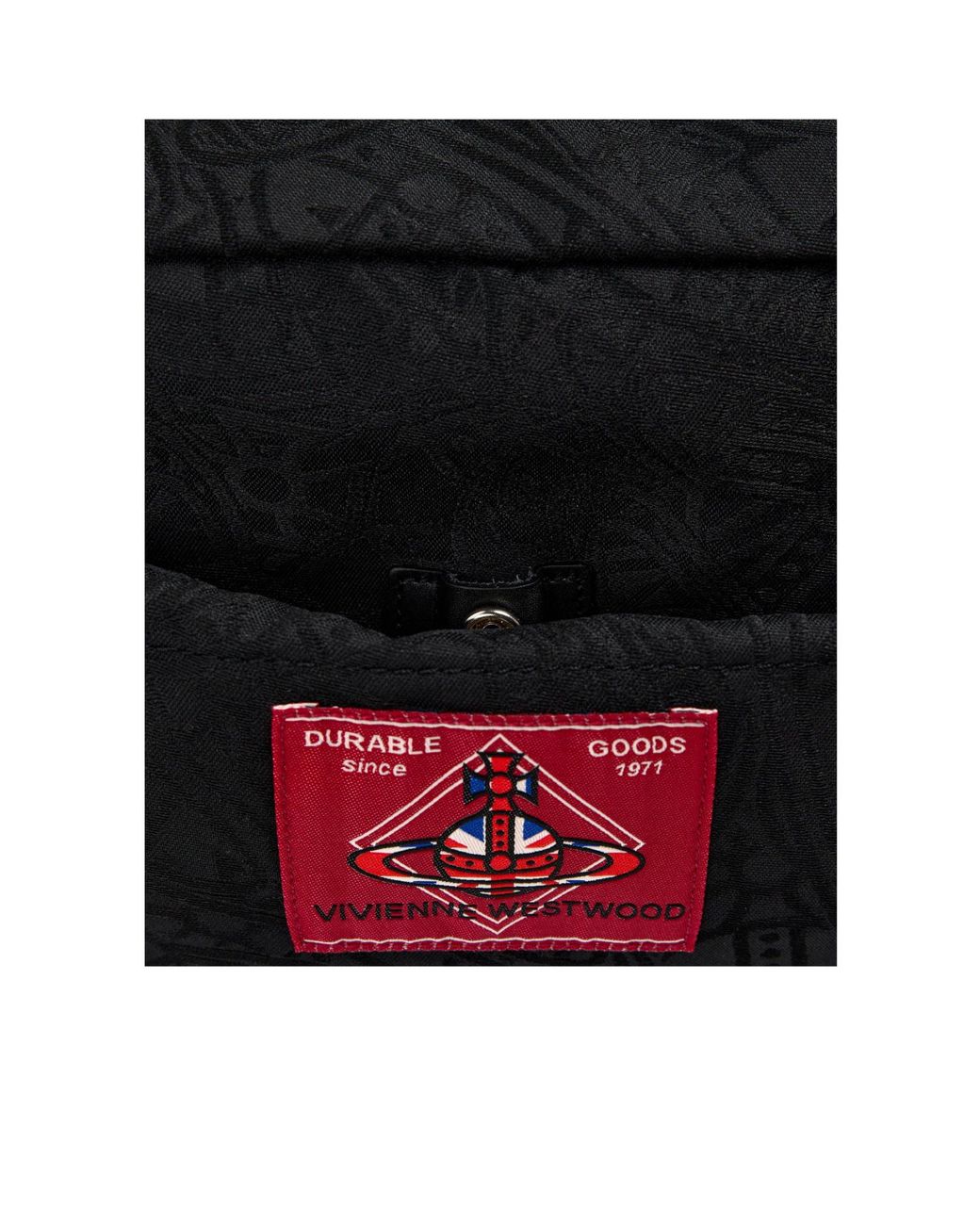Vivienne Westwood Black Jacquardnylon Crossbody Bag for men