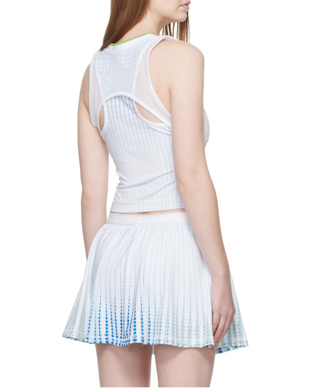 Casablanca Blue Sleeveless Tops