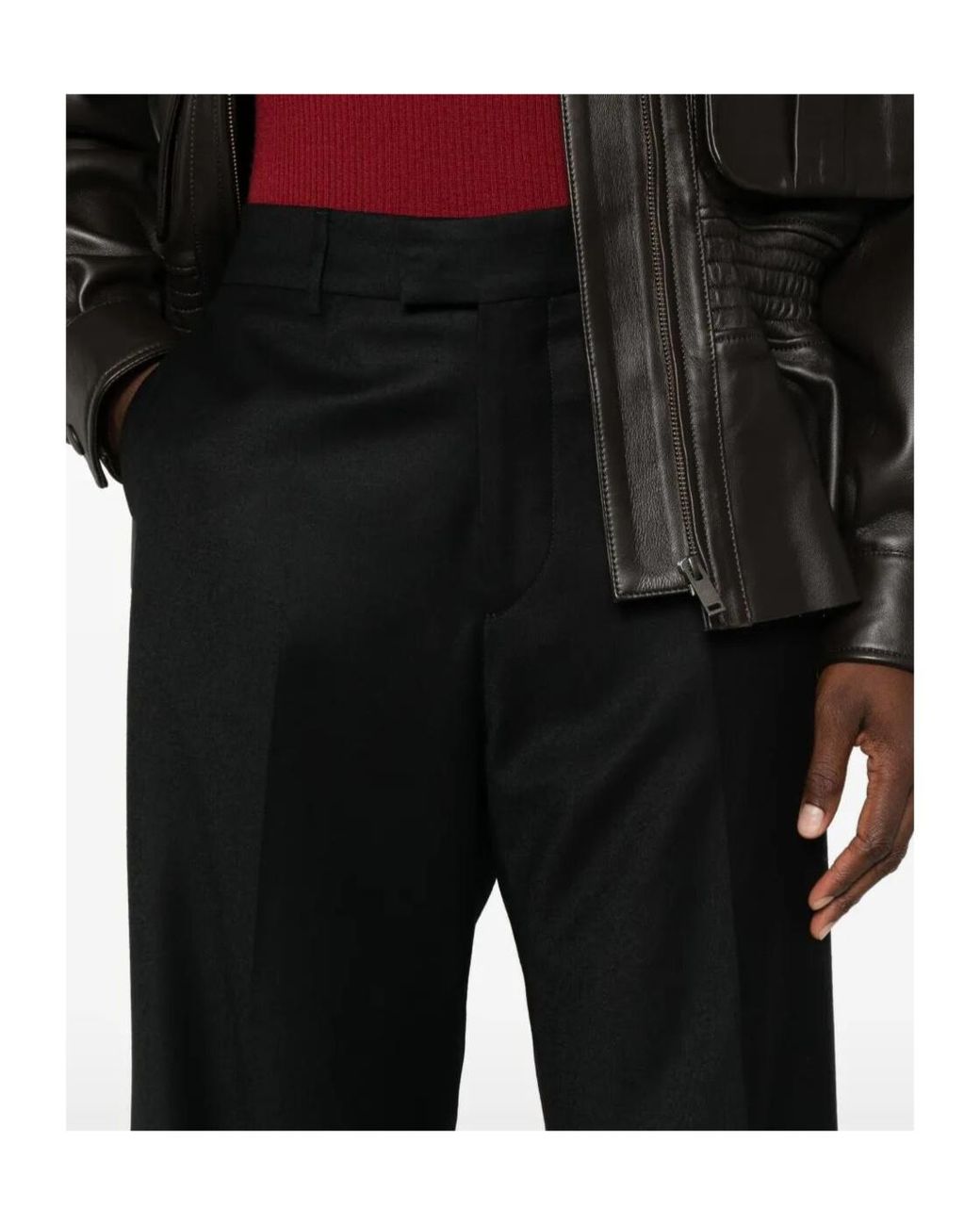 Berwich Black Patrizia Palazzo Pants
