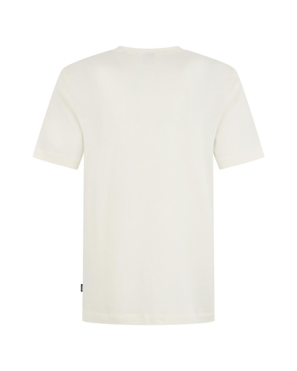 Boss White Crew-Neck T-Shirt for men