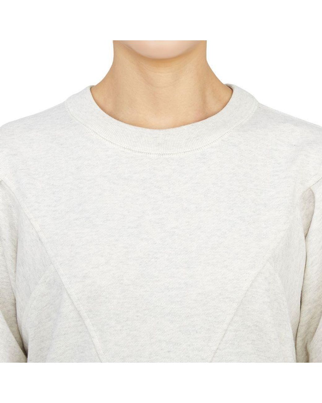 Isabel Marant White Long Sleeve Sweatshirt