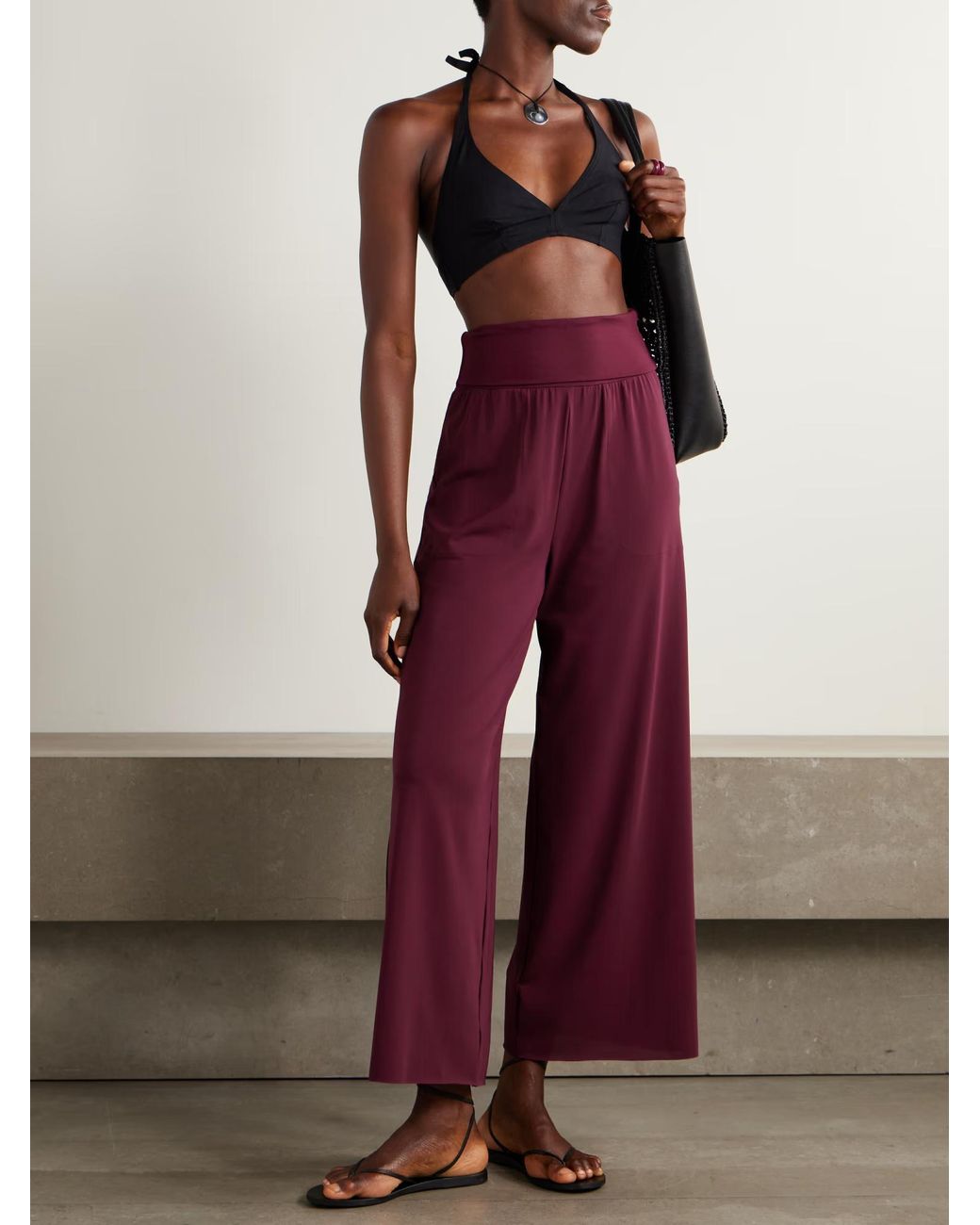 Eres Purple Les Essentiels Dao Jumpsuit
