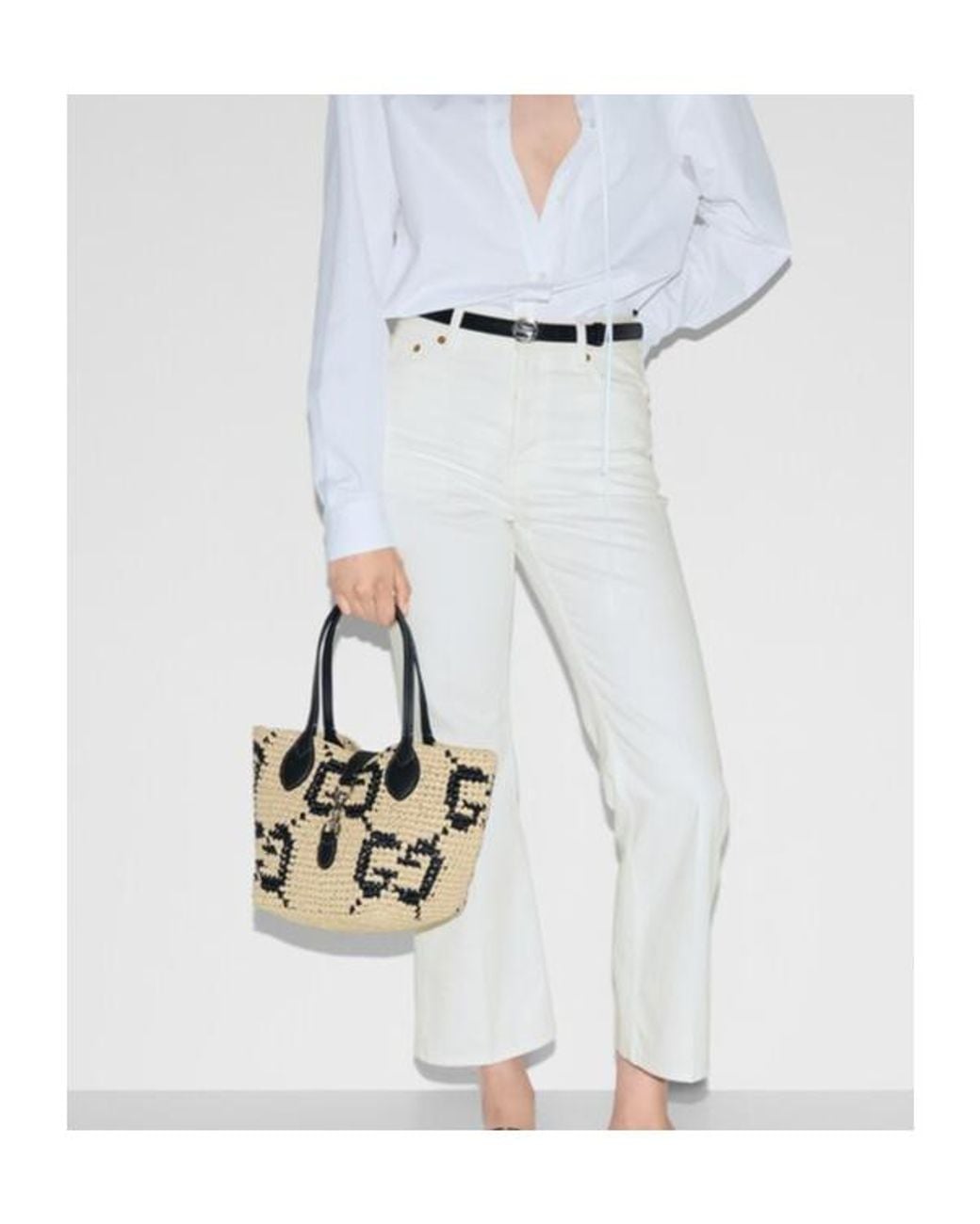 Gucci Metallic Mini Gg Tote Bag