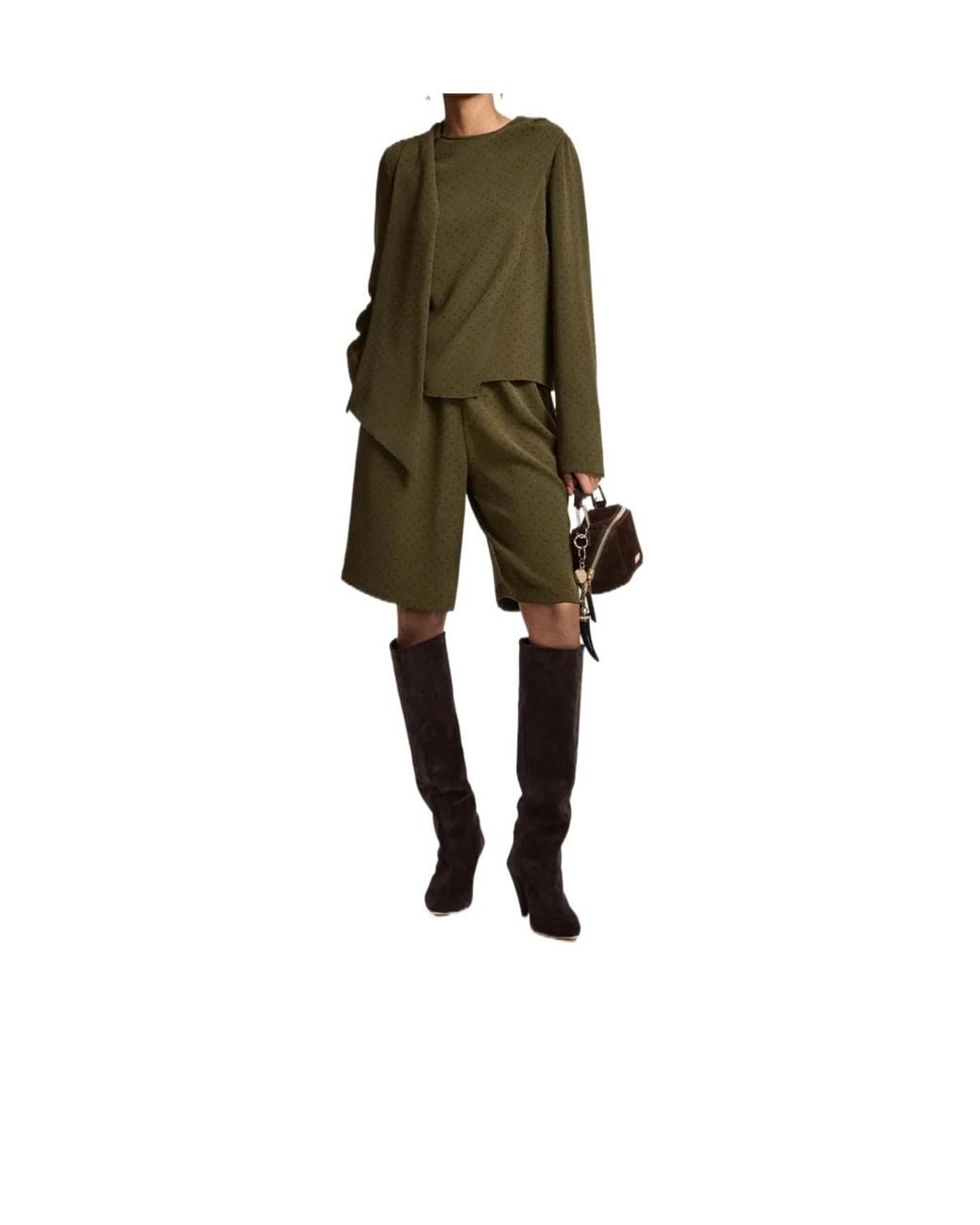 Essentiel Antwerp Brown Kyla Mini Top-Handle Shoulder Bag