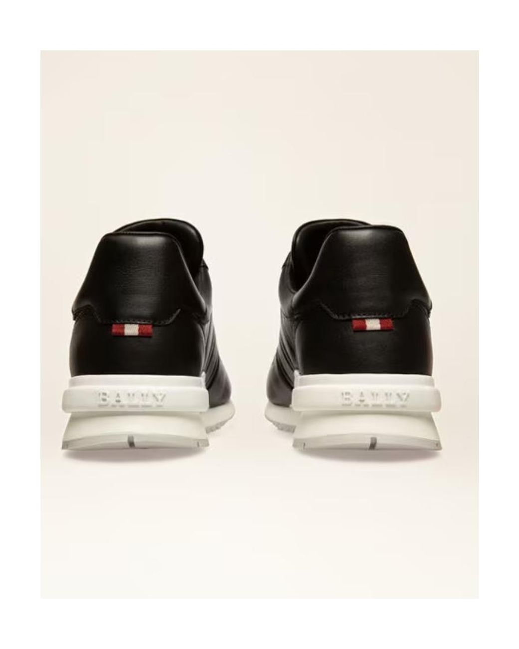 Bally Black Logo Casual Sports Shoes for men