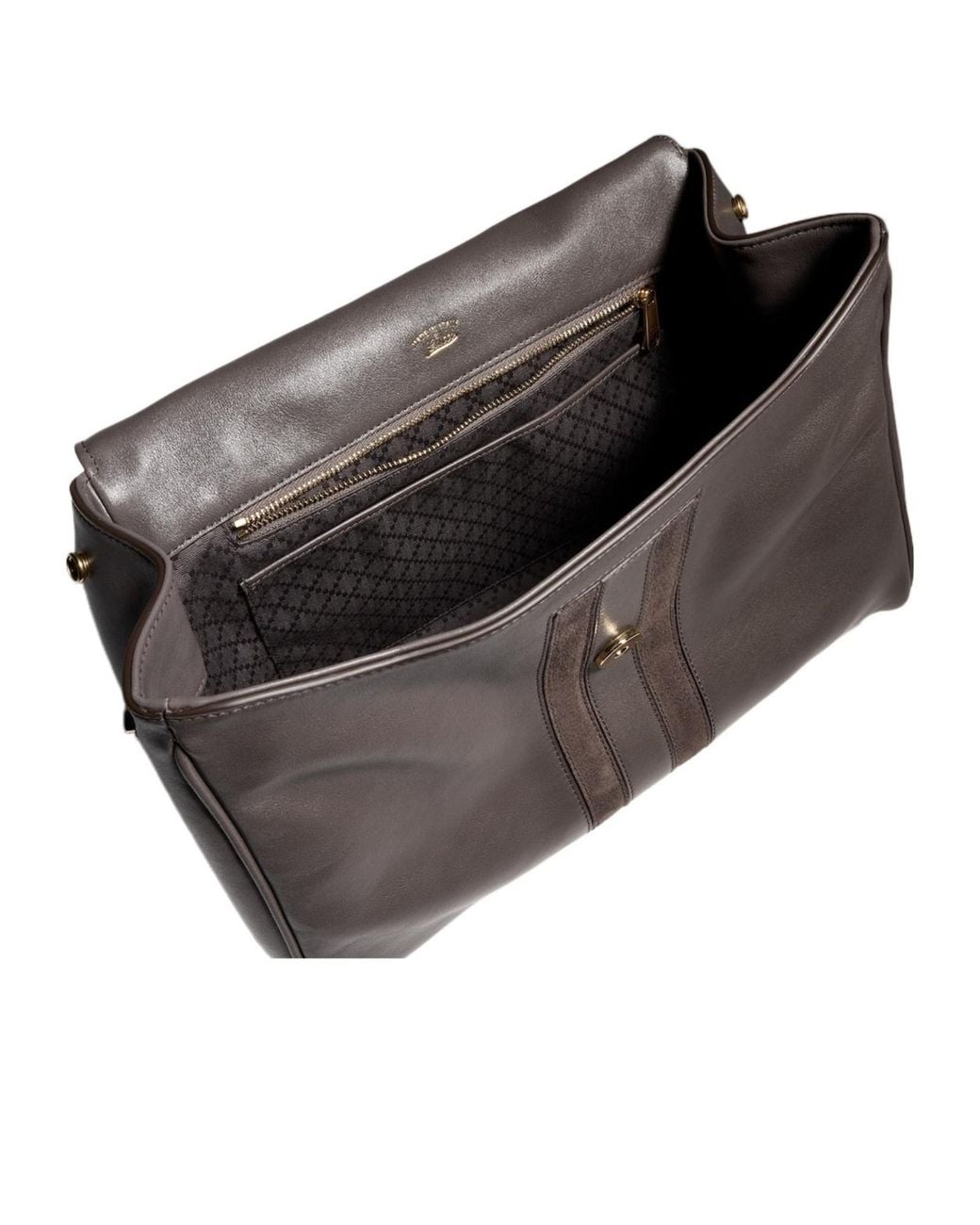 Gucci Brown Paparazzo Medium Top Handle Bag