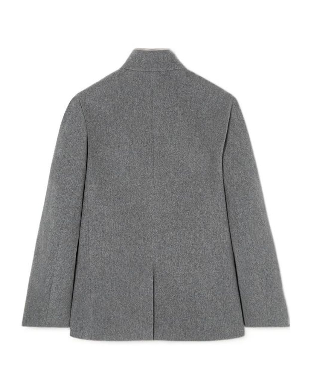 Loro Piana Gray Button-Up Jacket for men