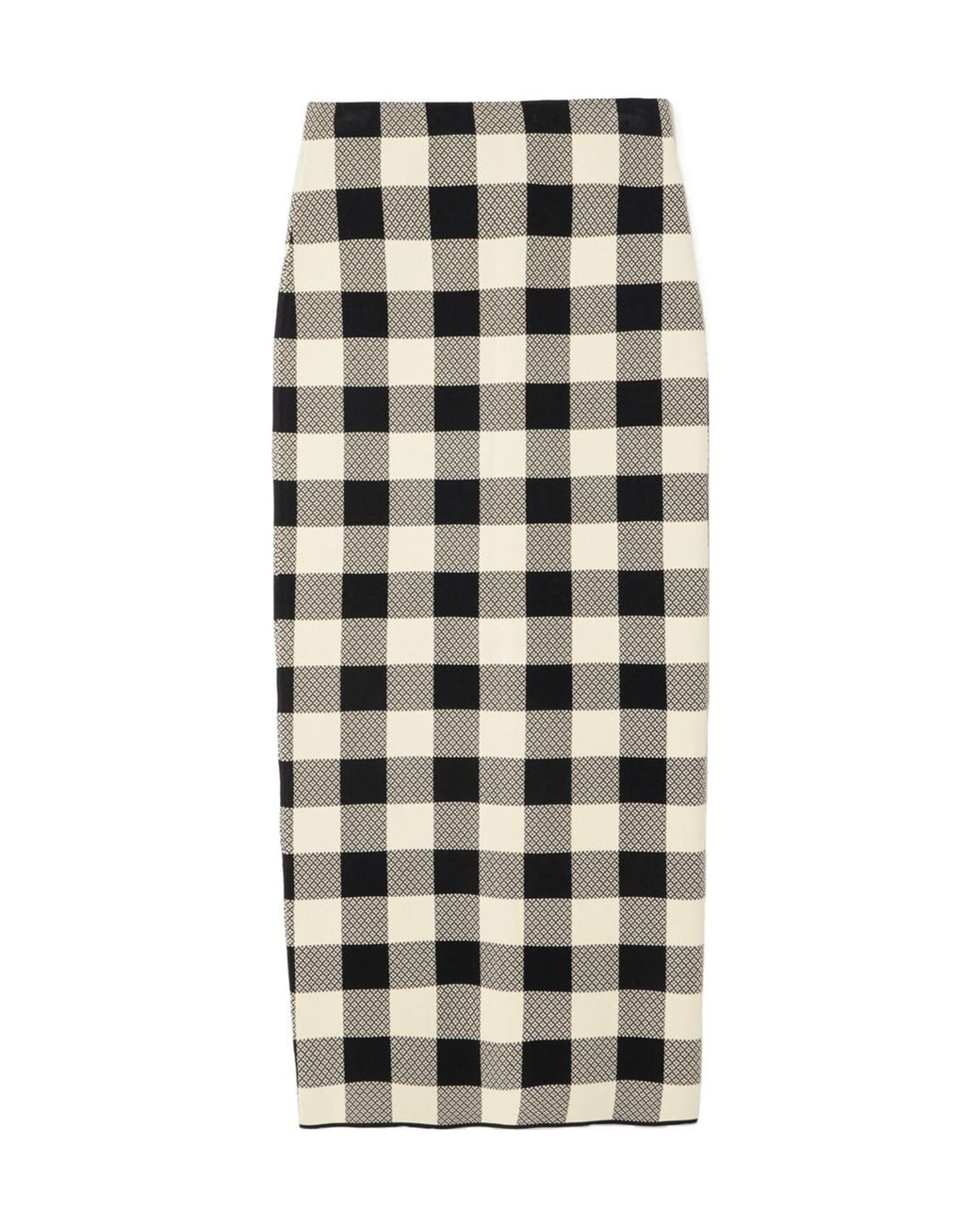 Posse Multicolor Pippa Checked Jacquard-Knit Maxi Skirt