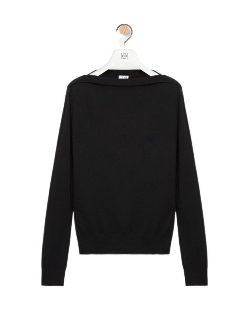 Loewe Black Logo Crewneck Sweater
