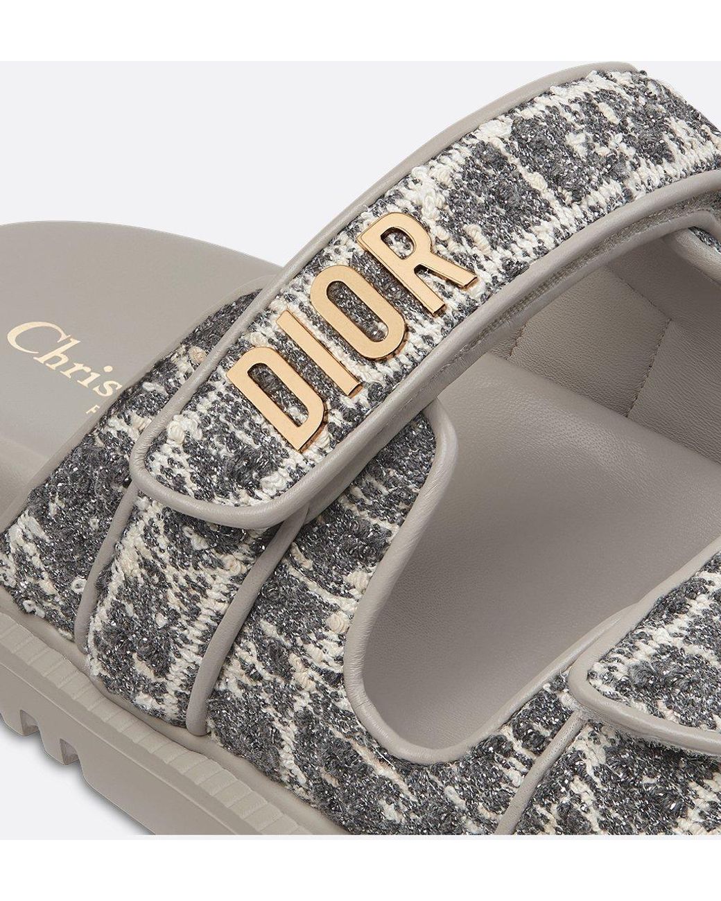 Dior White Act Slide
