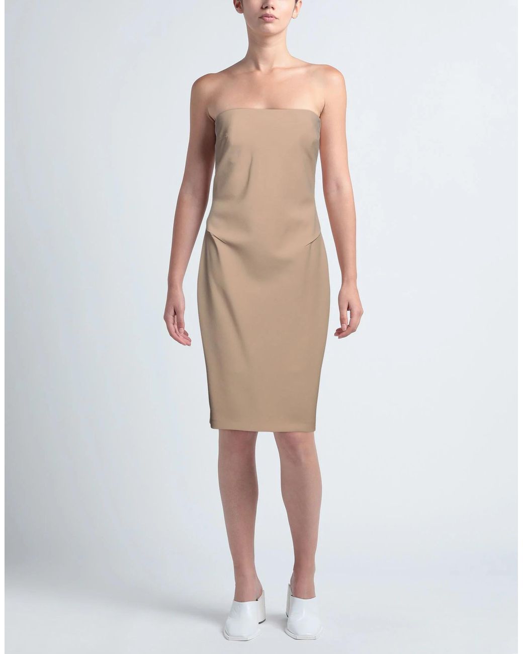 Max Mara Natural Slim-Fit Sleeveless Dress