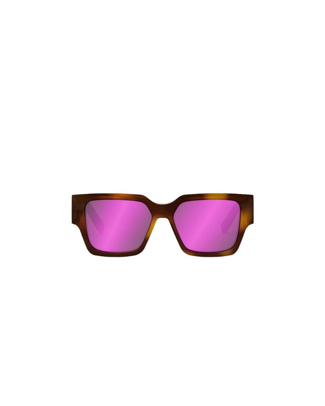 Dior Purple Logo Sunglasses