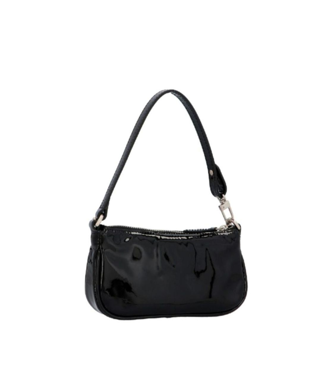 By Far Black Rachel Chain-Linked Mini Shoulder Bag