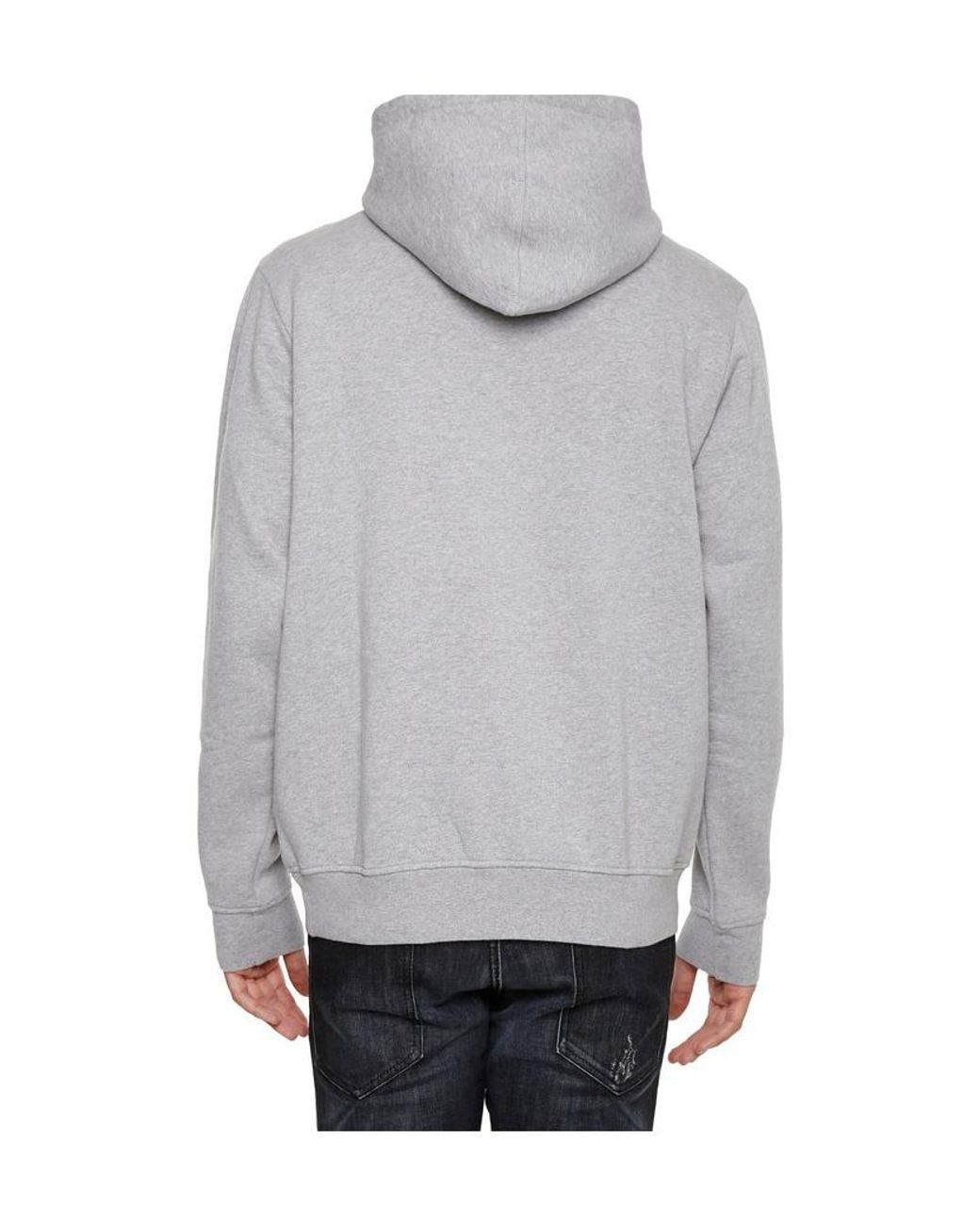 Marcelo Burlon Gray Long-Sleeved Sweater for men