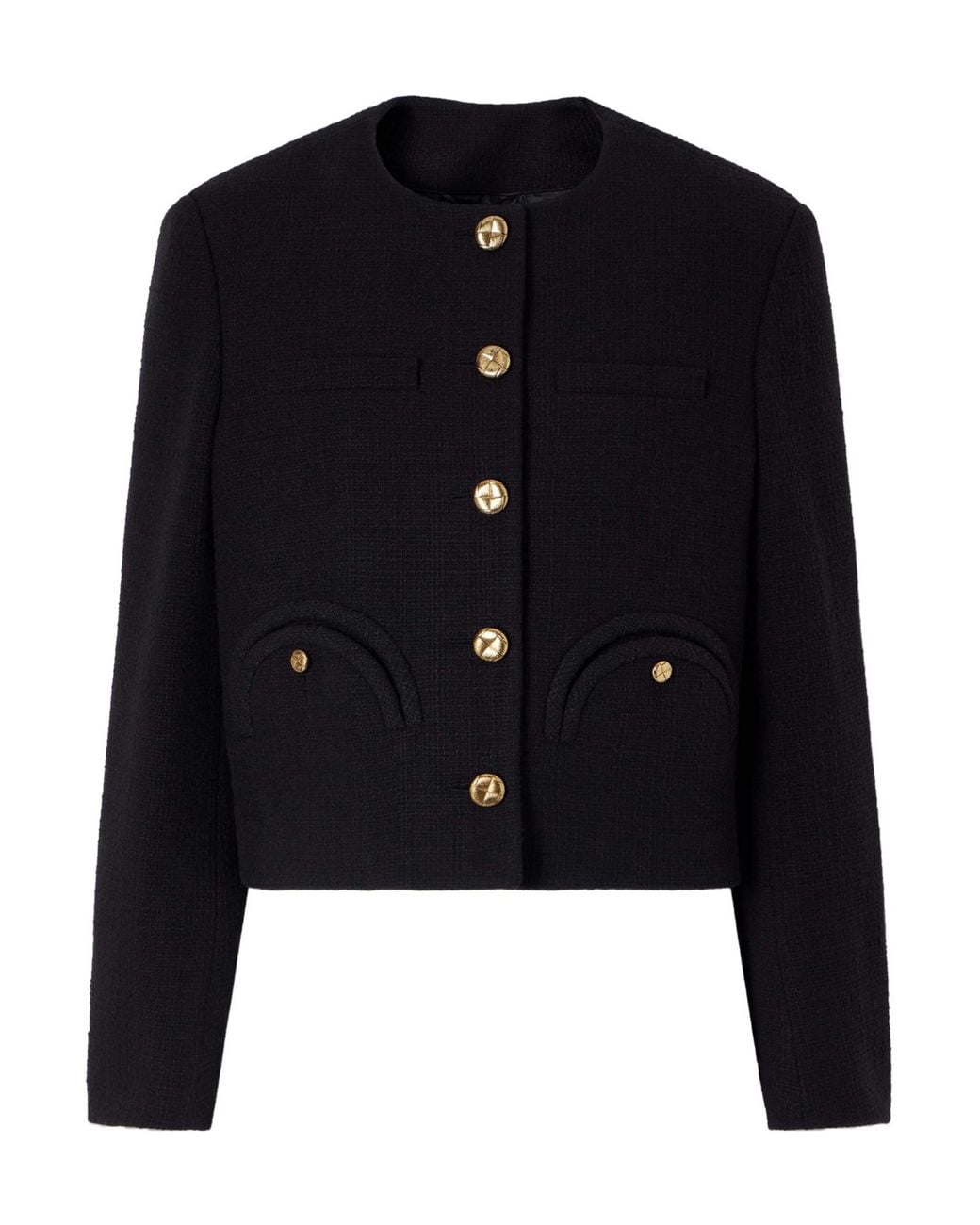 Blazé Milano Blue Minimal Long-Sleeve Jacket