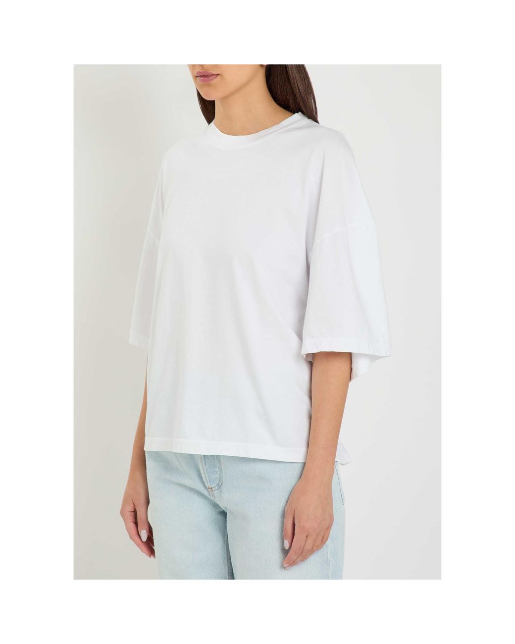 Agolde White Classic Minimalist T-Shirt