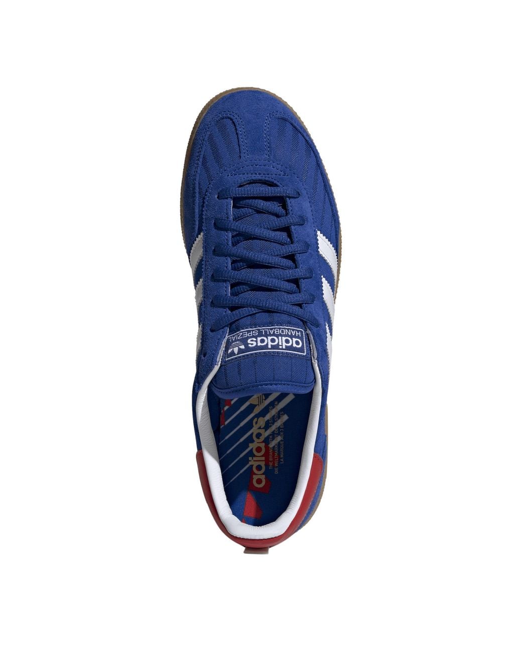 Adidas Originals Blue Solid Color Low-Top Trainers for men
