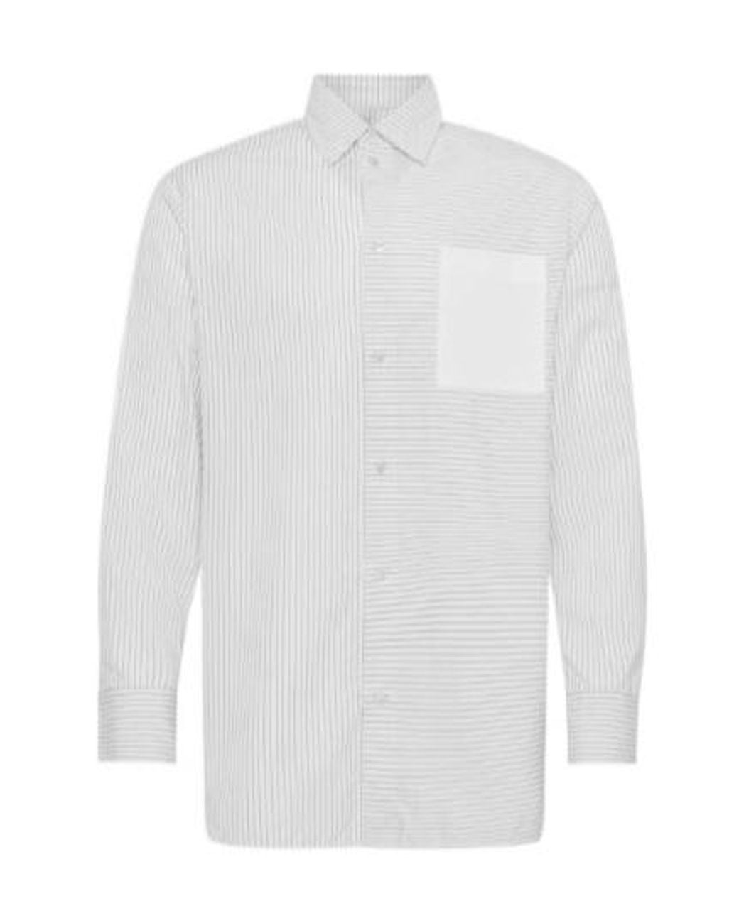J.W. Anderson White Patch-Pocket Shirt for men