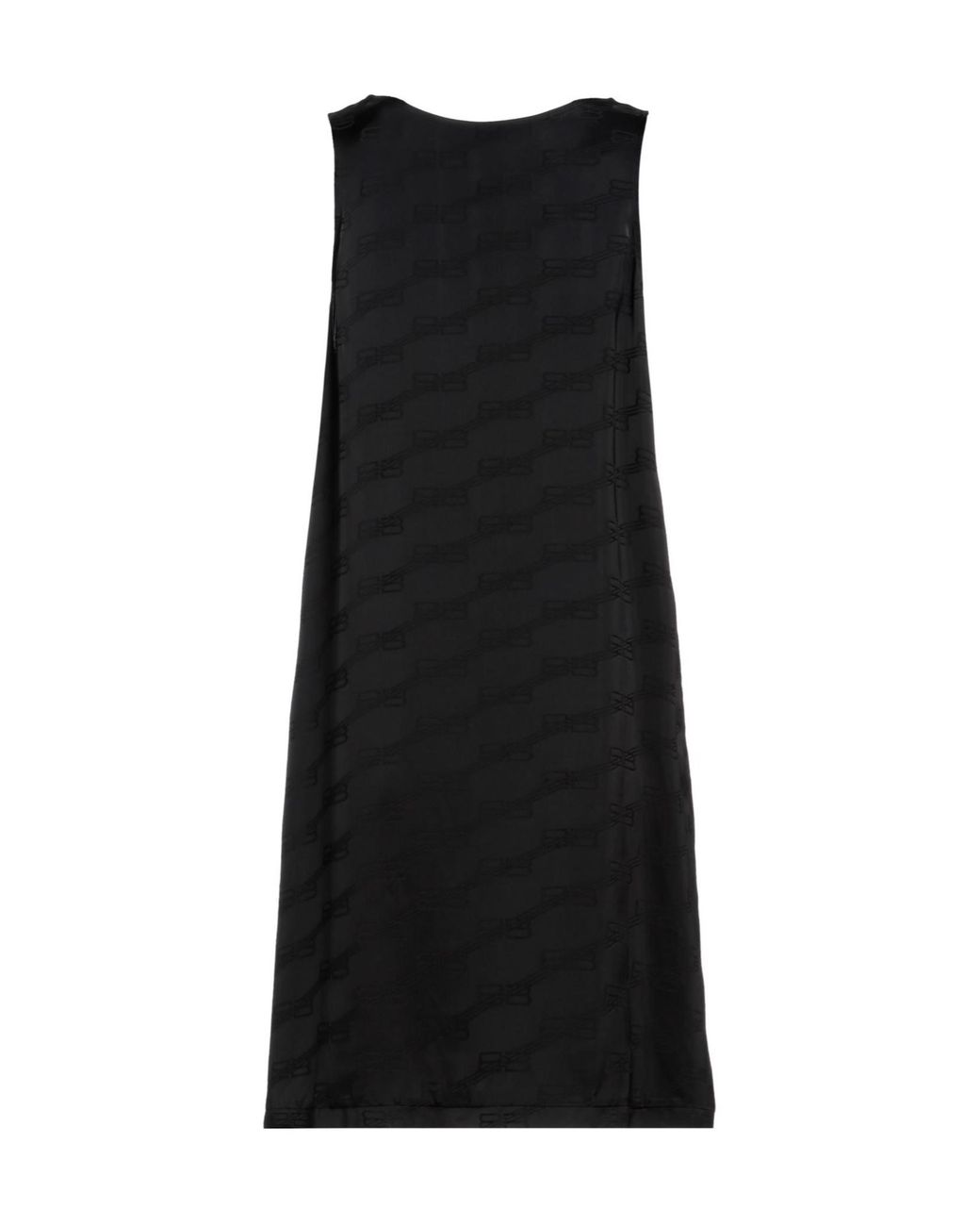 Balenciaga Black Logo Crew Neck Dress