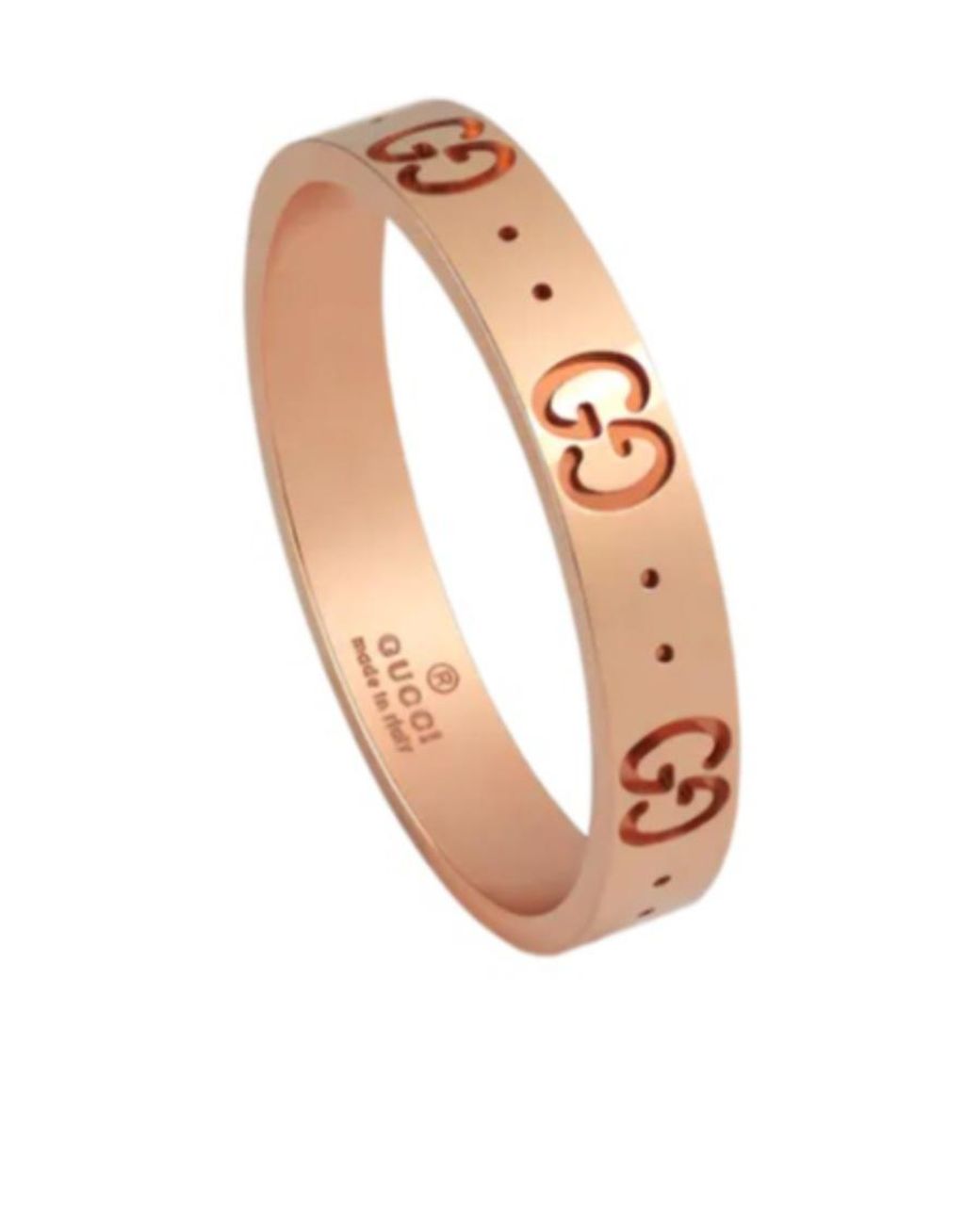 Gucci White Icon 18K Thin Band