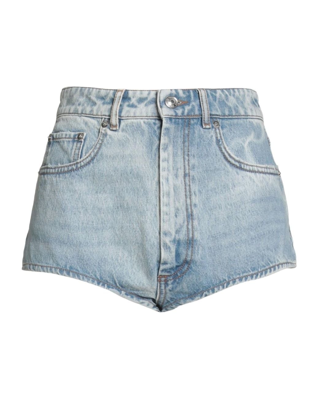 Sportmax Blue Denim Shorts