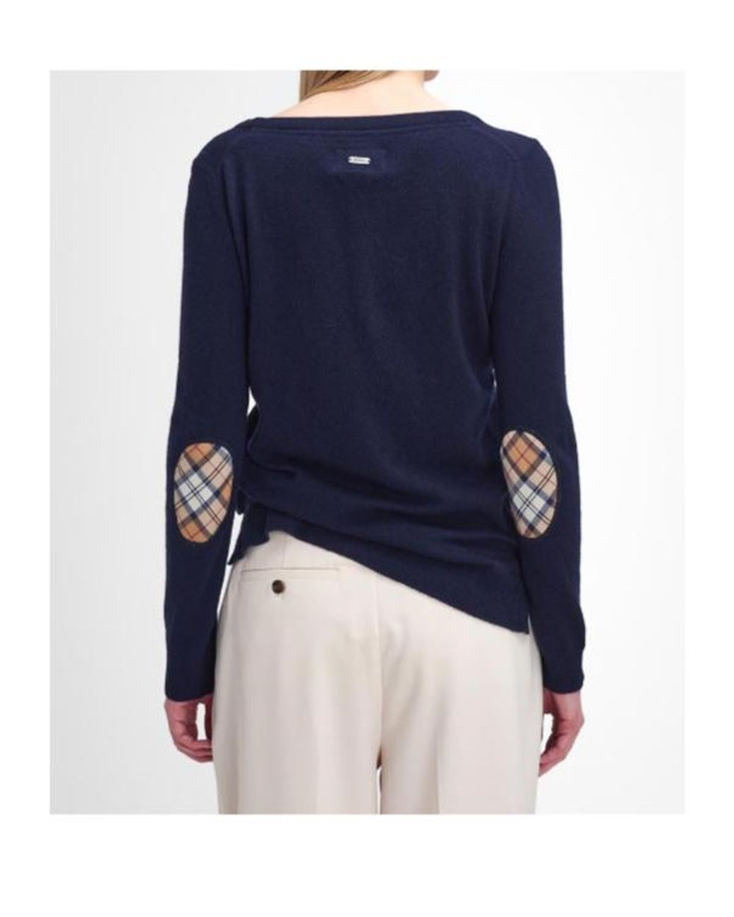 Barbour Blue Pendle Crew Neck Jumper