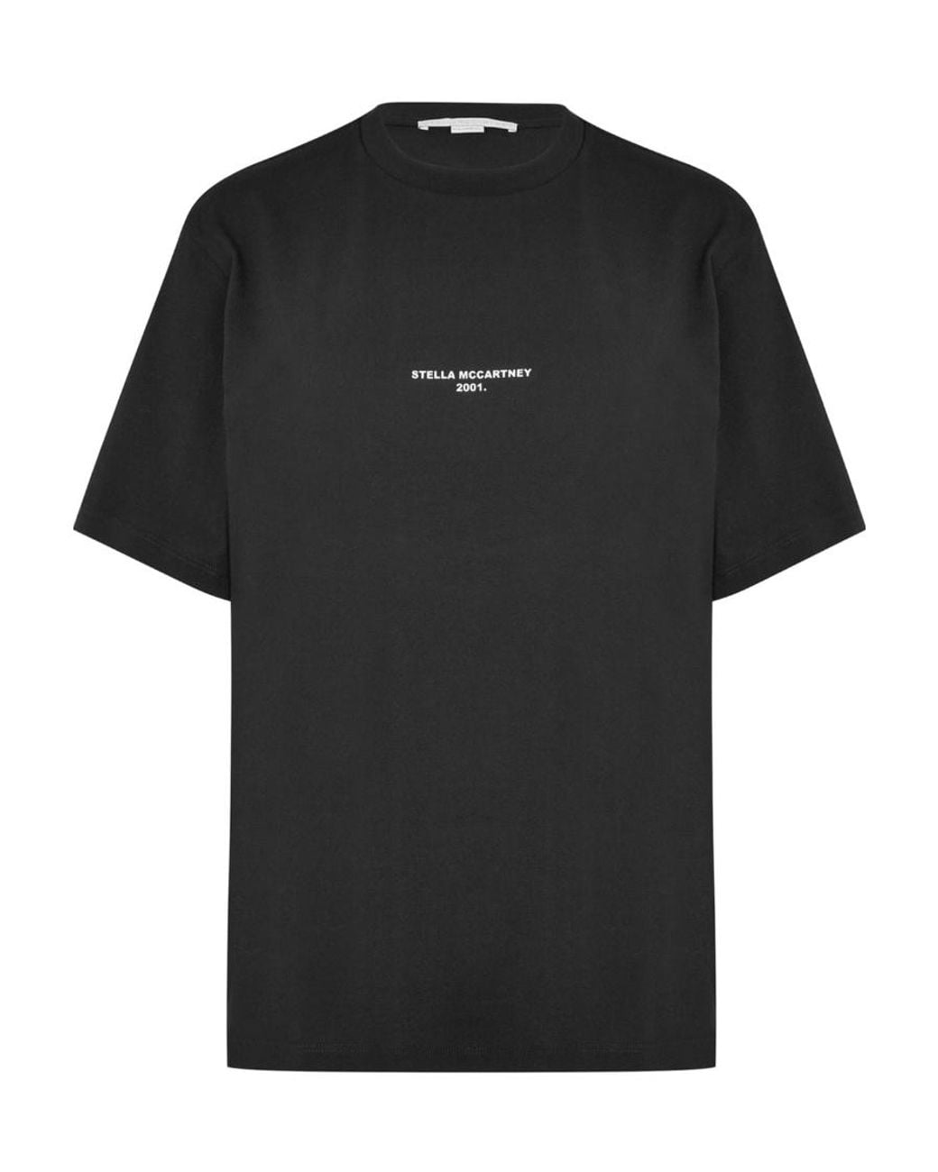 Stella McCartney Black Logo Short-Sleeved T-Shirt
