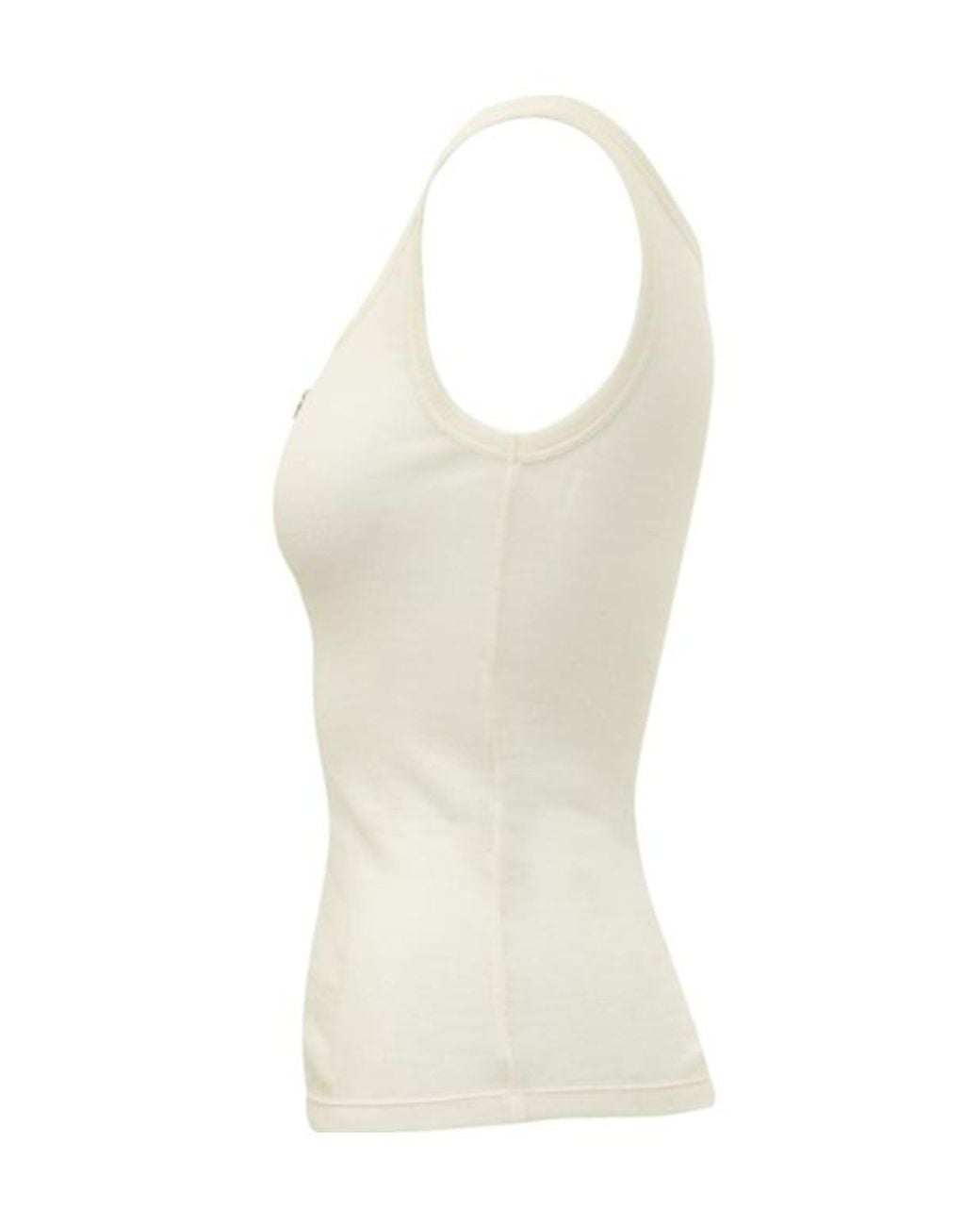 Versace Natural Embellished Ribbed Sleeveless Top