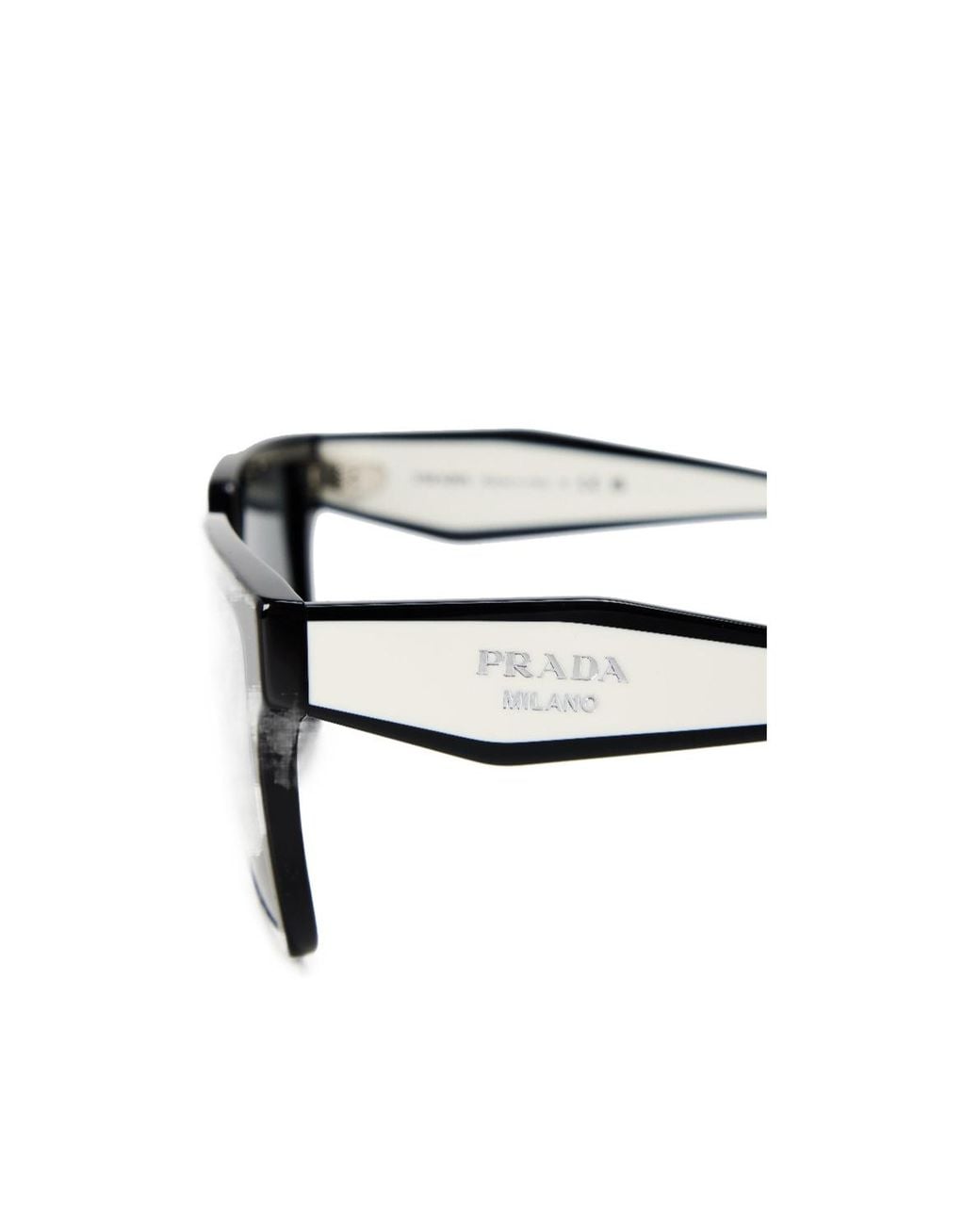 Prada White Square Sunglasses