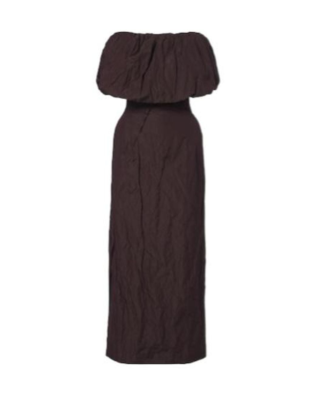 Magda Butrym Purple Cotton And Silk Corset Dress