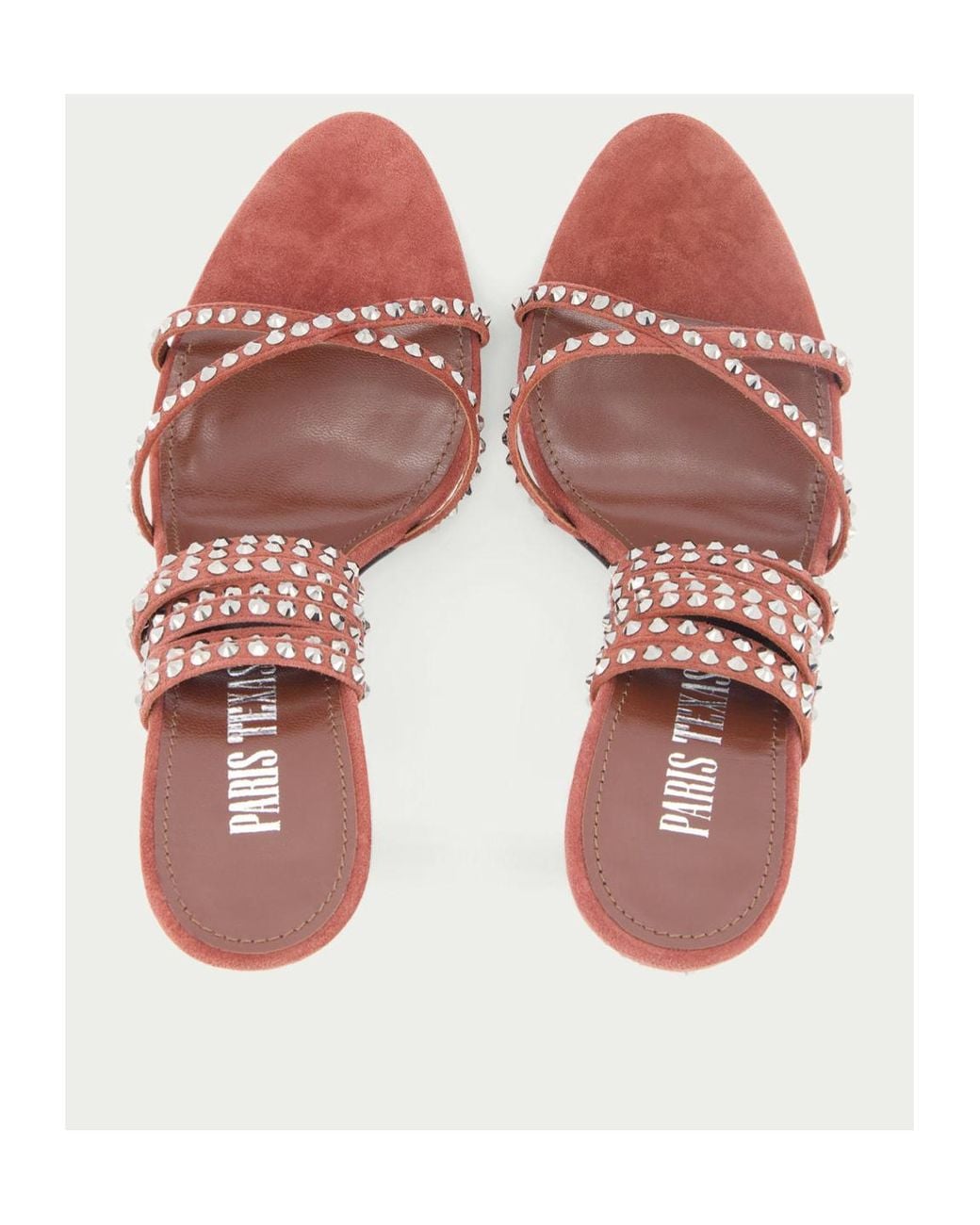 Paris Texas Pink Holly Zoe Embellished Ankle Strapped Sandals