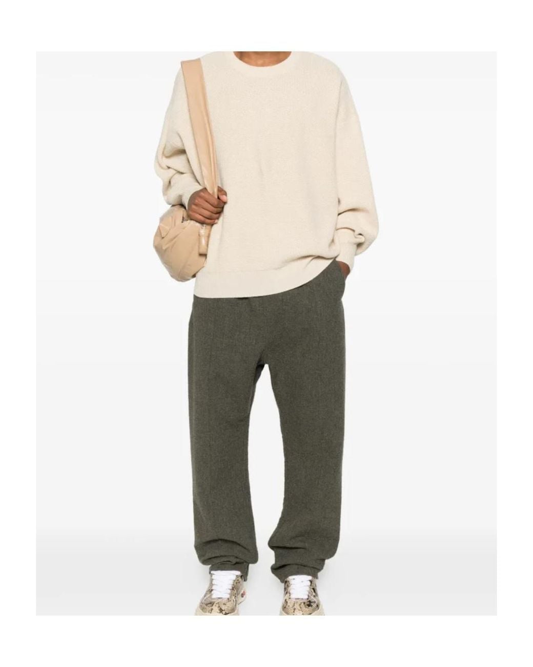 Fear Of God Natural Ribbed-Knit Crewneck Jumper for men