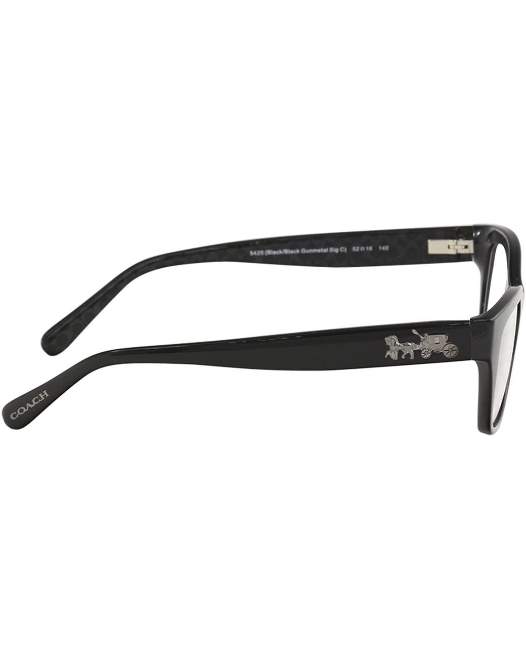 COACH White Logo Optical Glasses