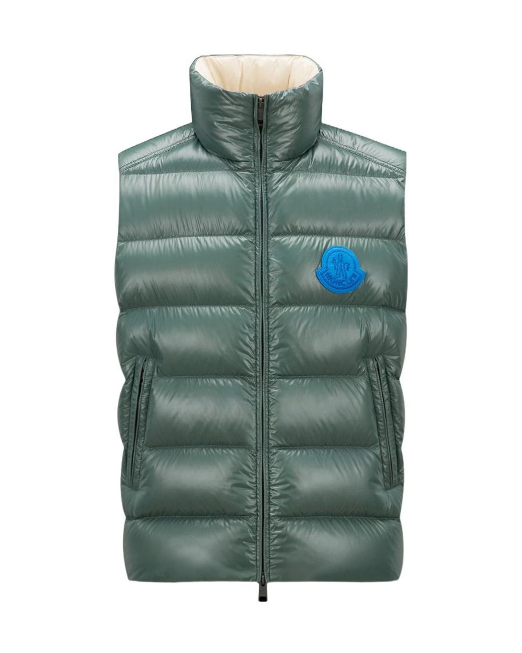 Moncler Green Parke Down Gilet for men