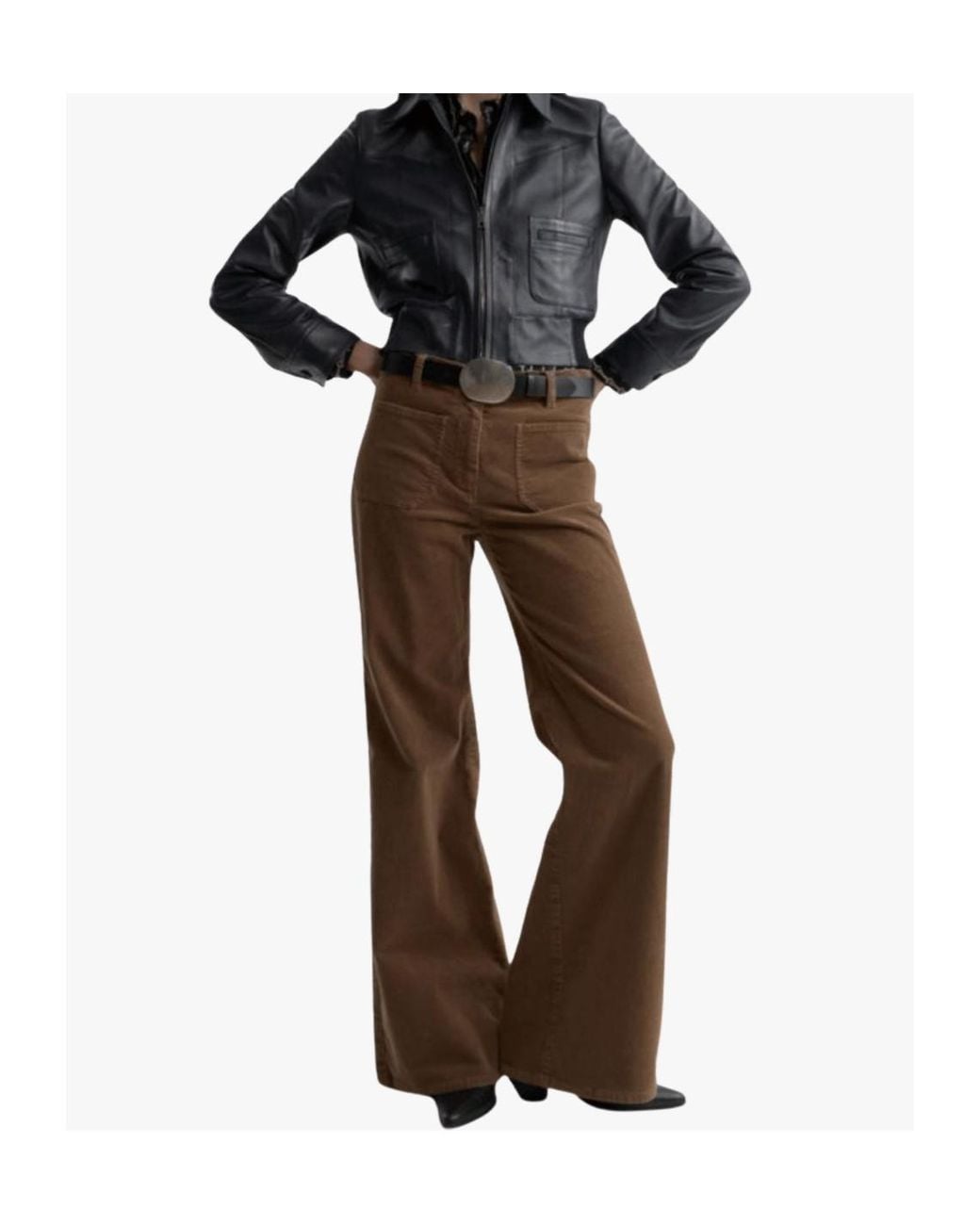Nili Lotan Multicolor High-Waisted Casual Trousers