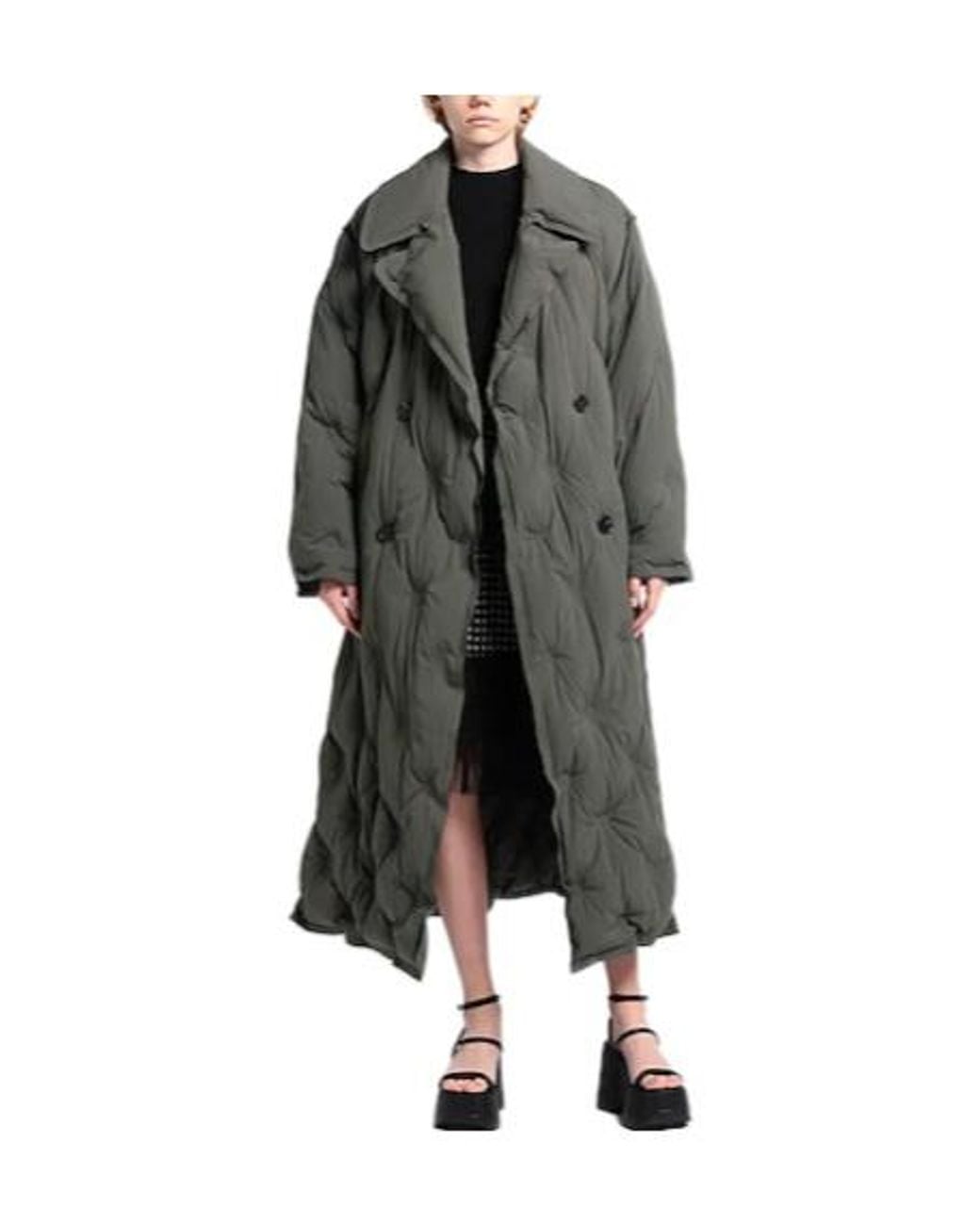 Maison Margiela Gray Minimalist Double-Breasted Jacket