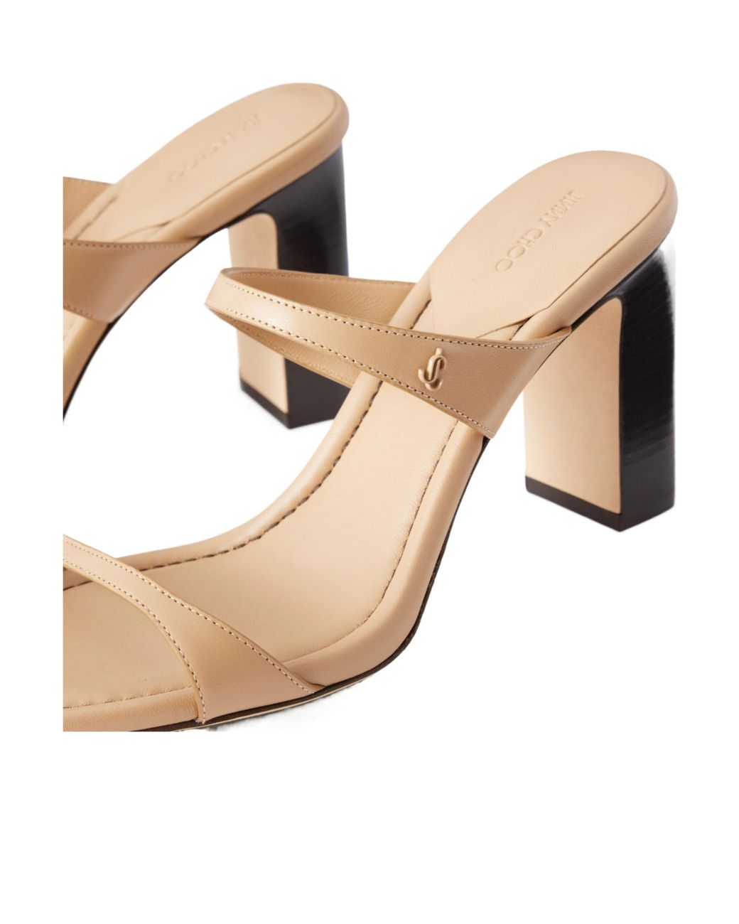Jimmy Choo Metallic Leather Mules