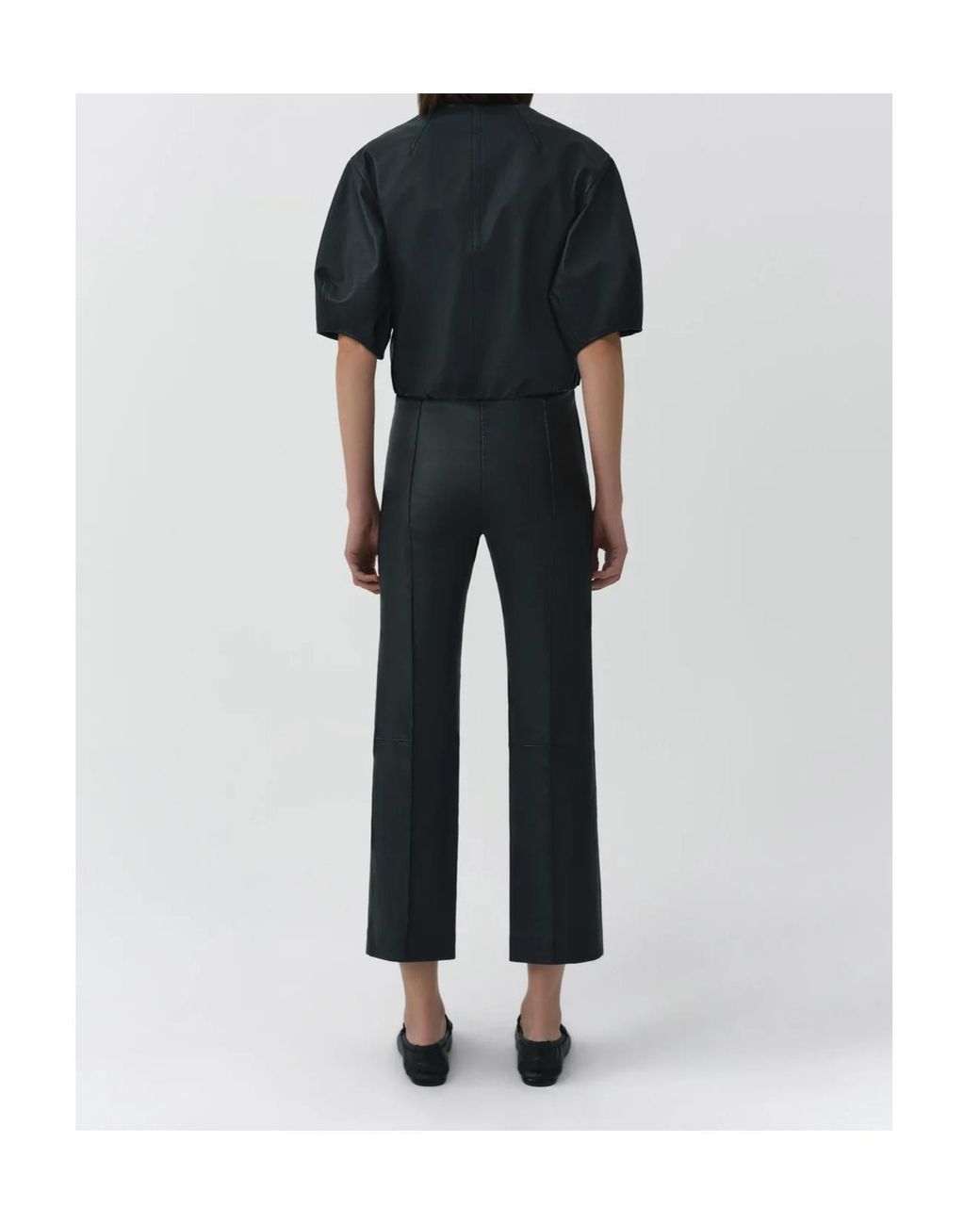 Jonathan Simkhai Black Cropped Casual Trousers