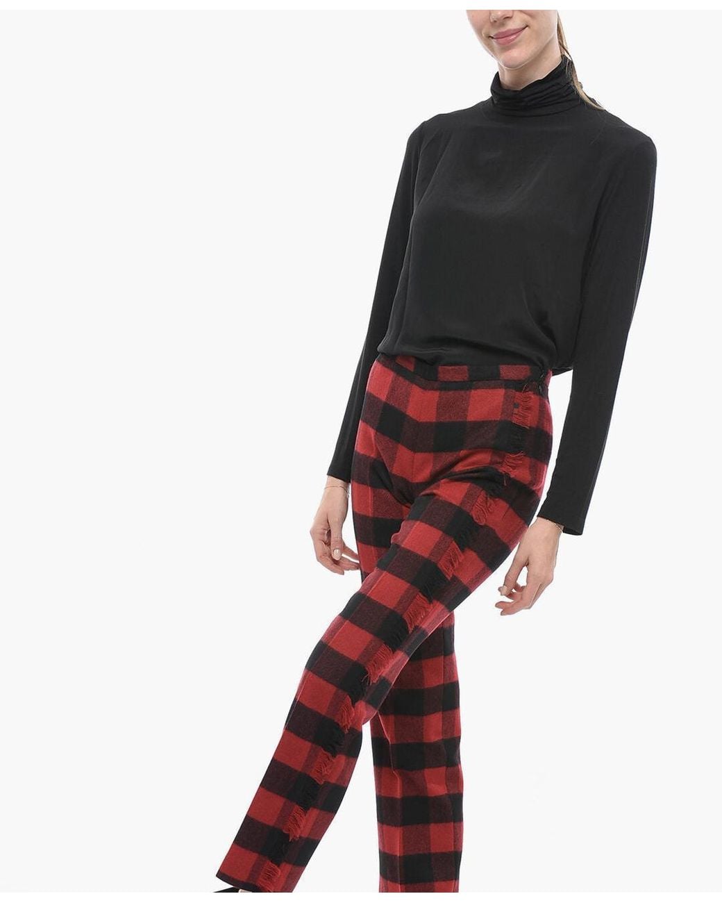 Woolrich Red Checked Pants