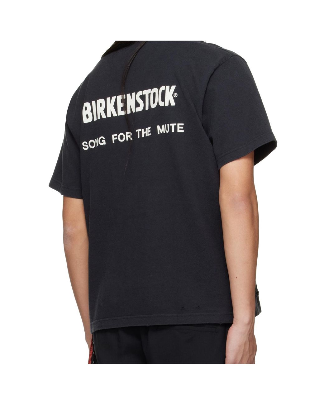Song For The Mute Black Crew-Neck T-Shirt for men