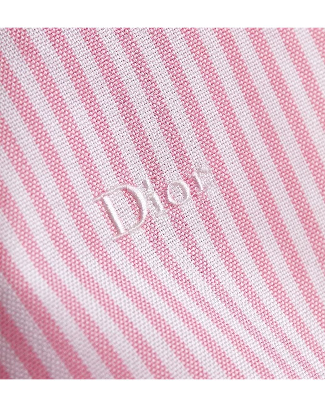 Dior Pink Shirt With Contrasting Details for men