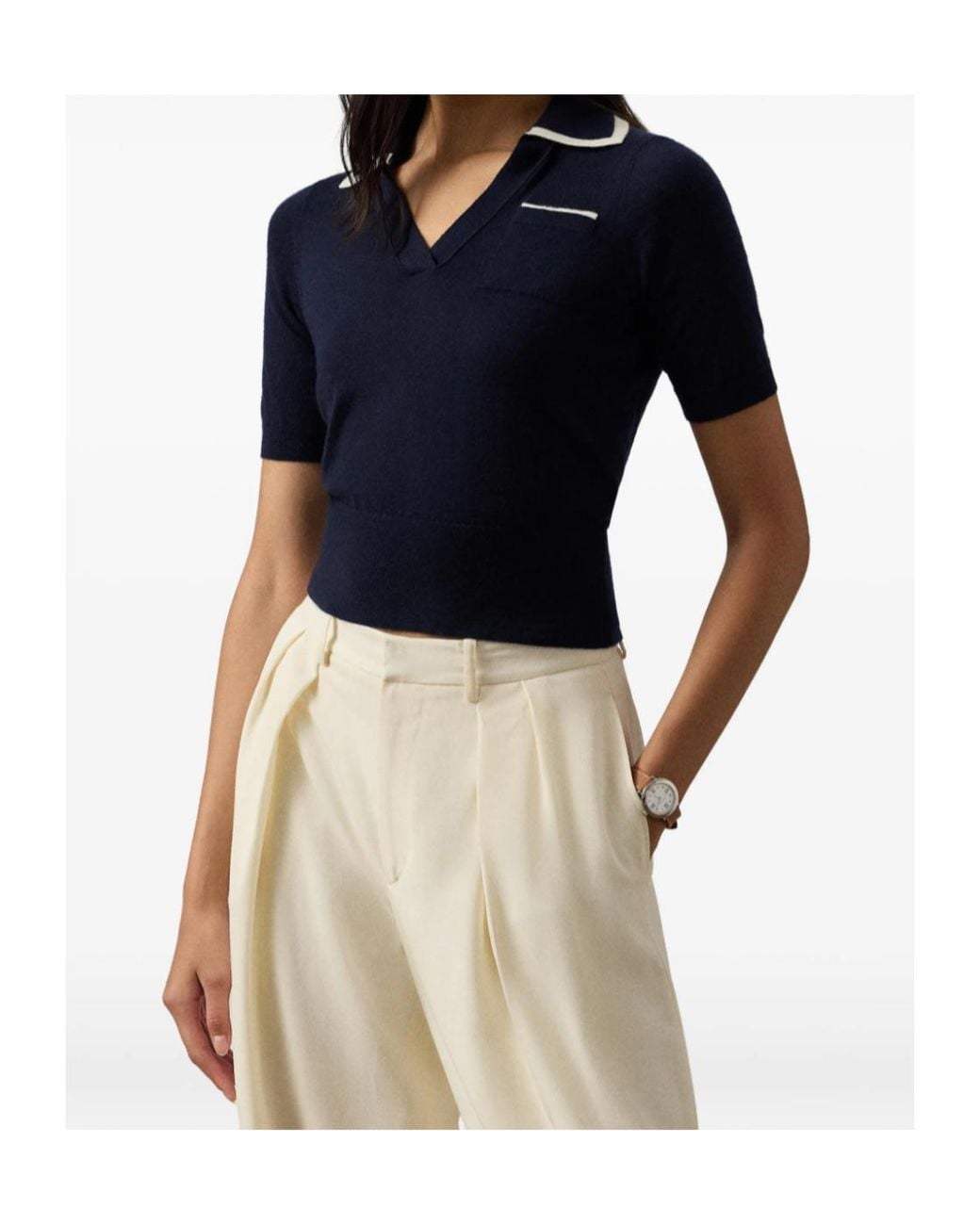 Ralph Lauren Blue Patch-Pocket T-Shirt