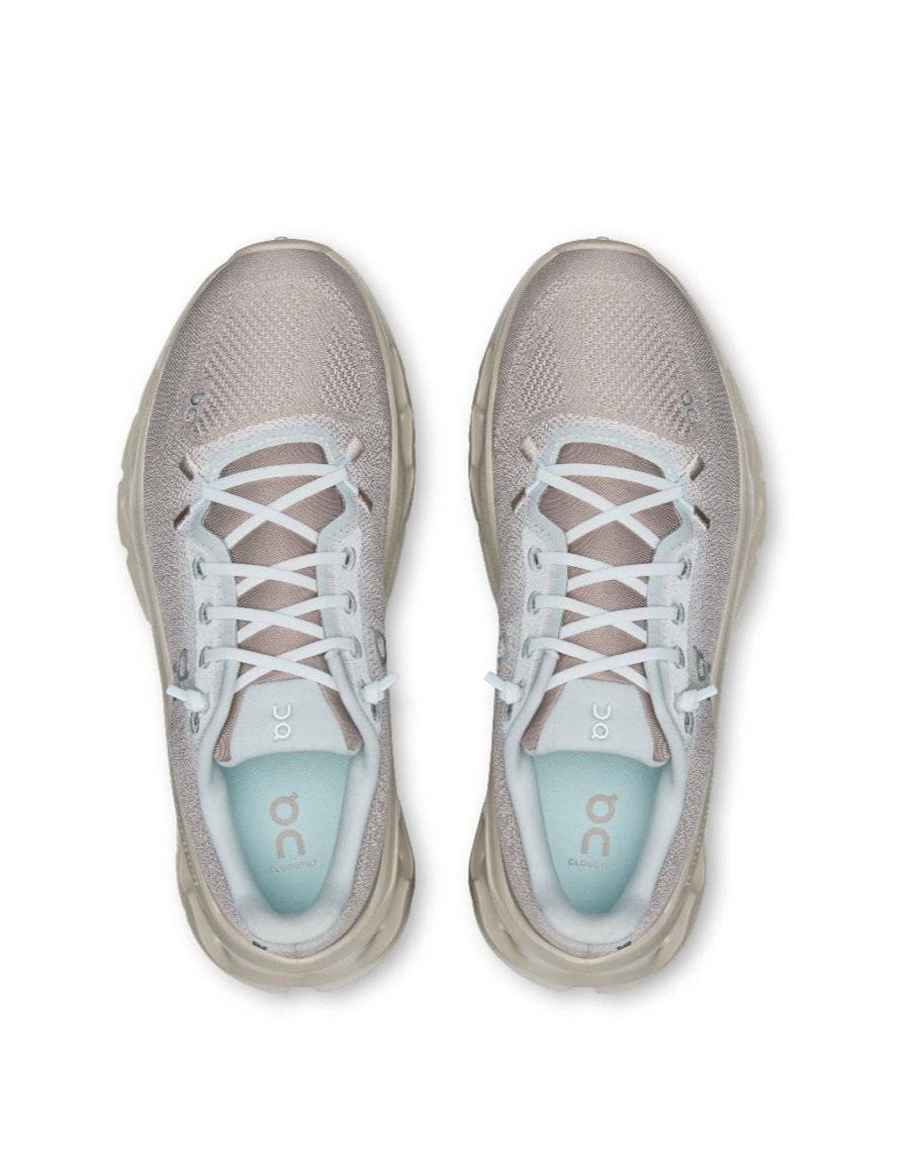On Shoes Gray Cloudtilt Mesh Sneakers