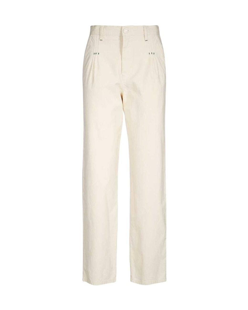 See By Chloé White See By Chloé Logo Patch Tapered Jeans