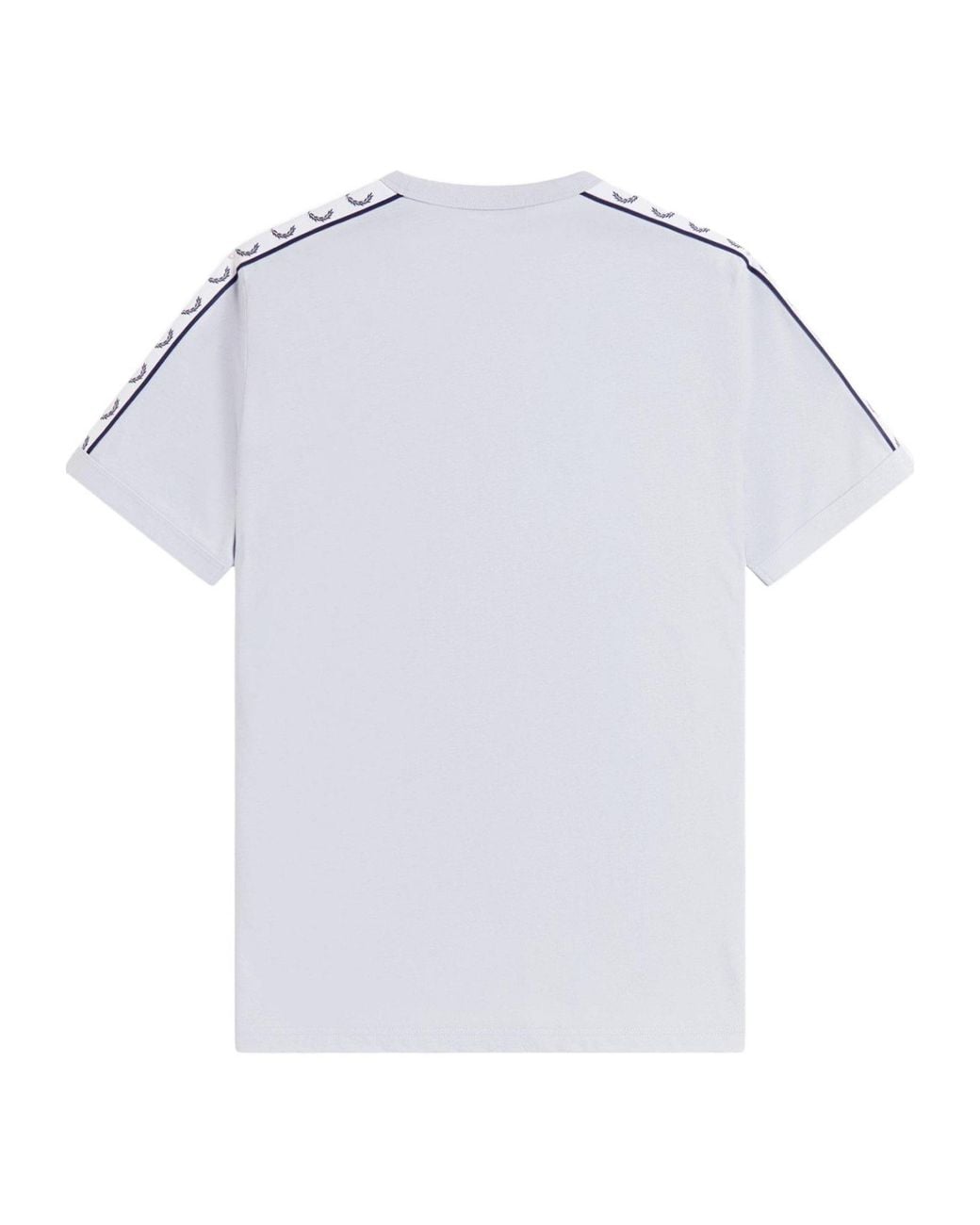 Fred Perry White Solid Color T-Shirt for men