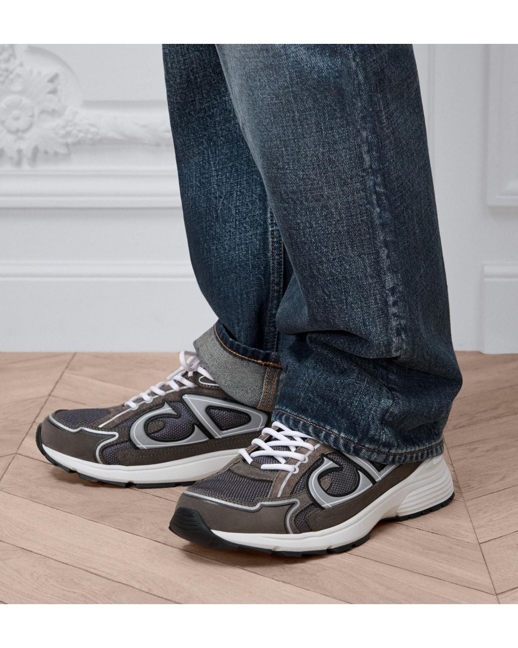 Dior Black Homme B30 Countdown Sneakers for men