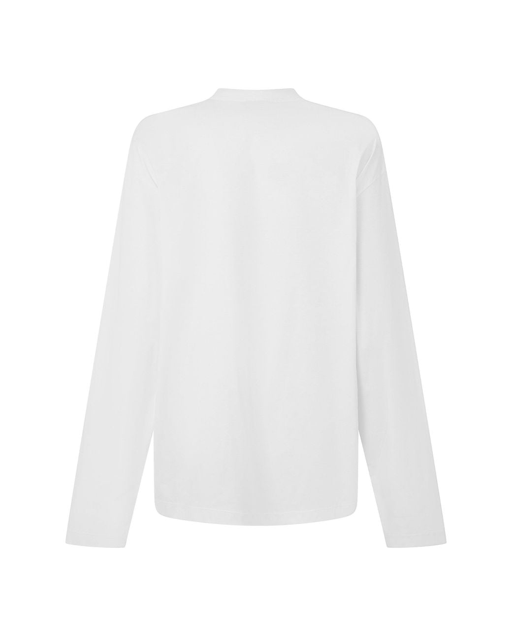 Gucci White Mock Neck Long Sleeve Top