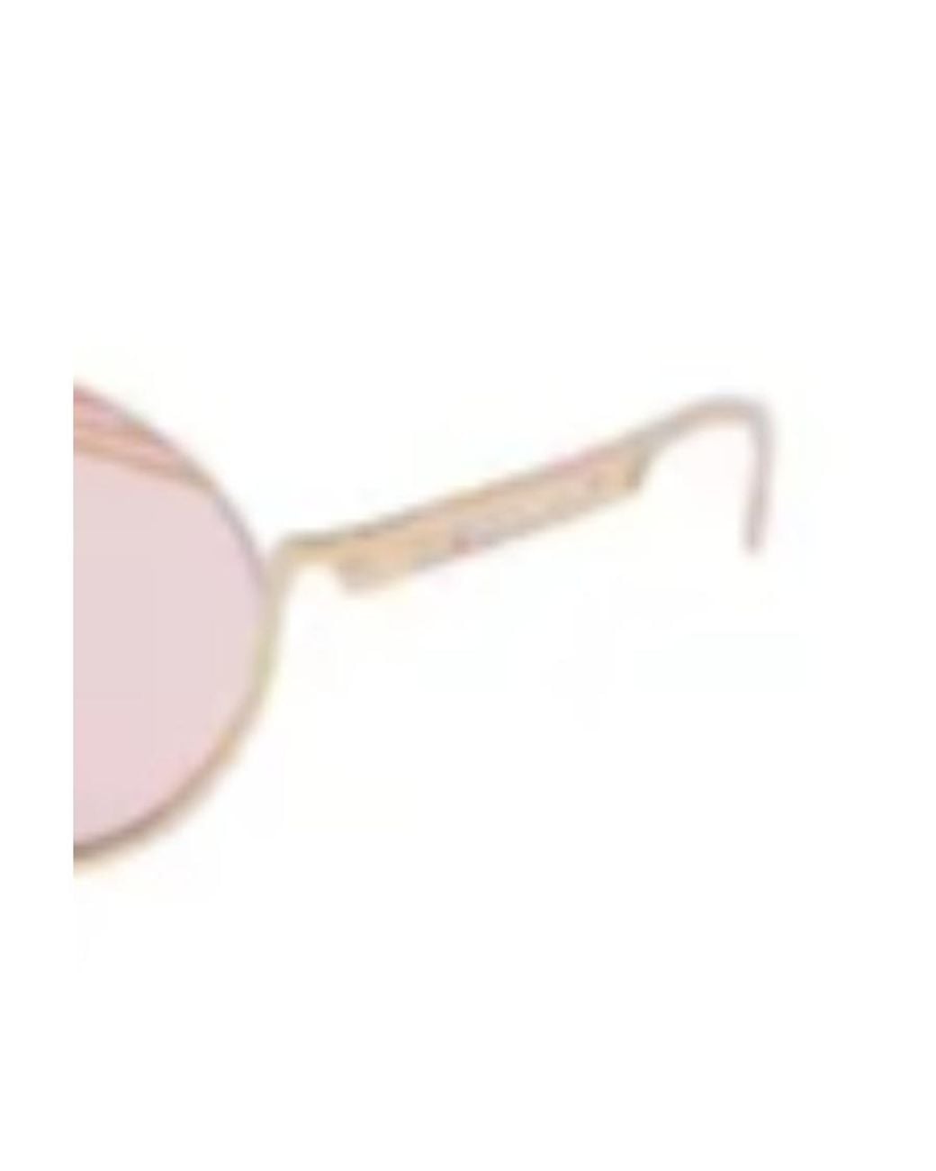 BVLGARI Pink Round Sunglasses