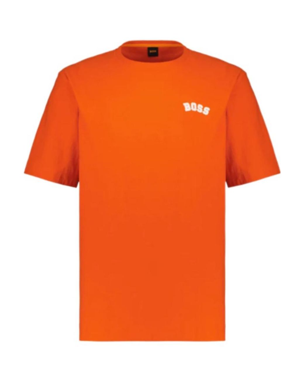 Boss Orange T-Shirt With Round Neck And Short Sleeves for men